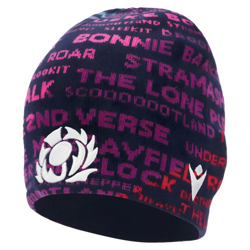 2025-2026 Scotland Rugby Skull Knit Beanie (Rainbow)