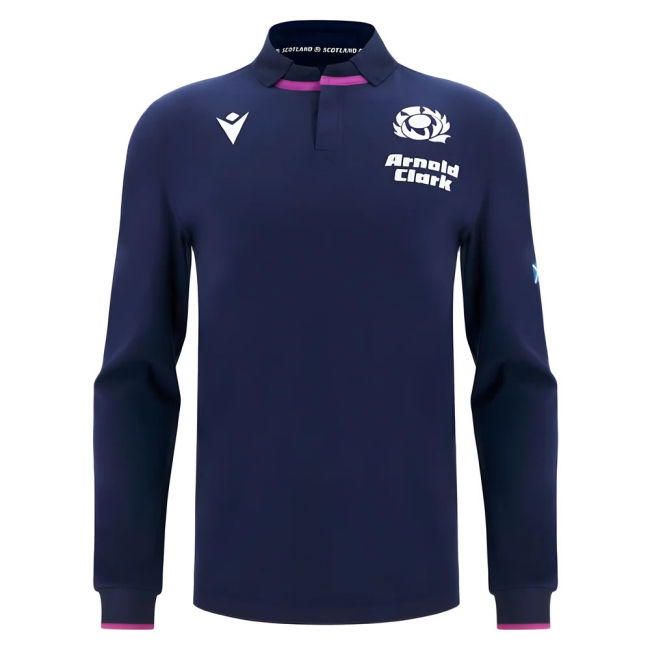 2025-2026 Scotland Rugby LS Cotton Home Shirt