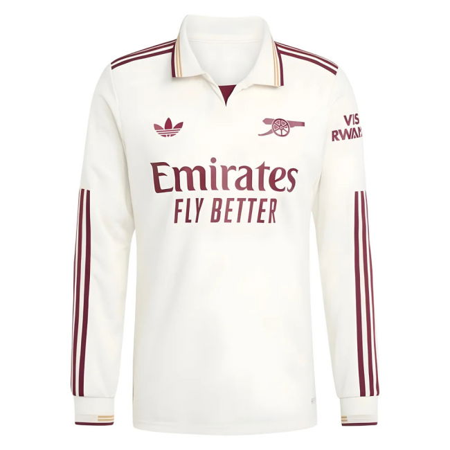 2025-2026 Arsenal Authentic Long Sleeve Third Shirt