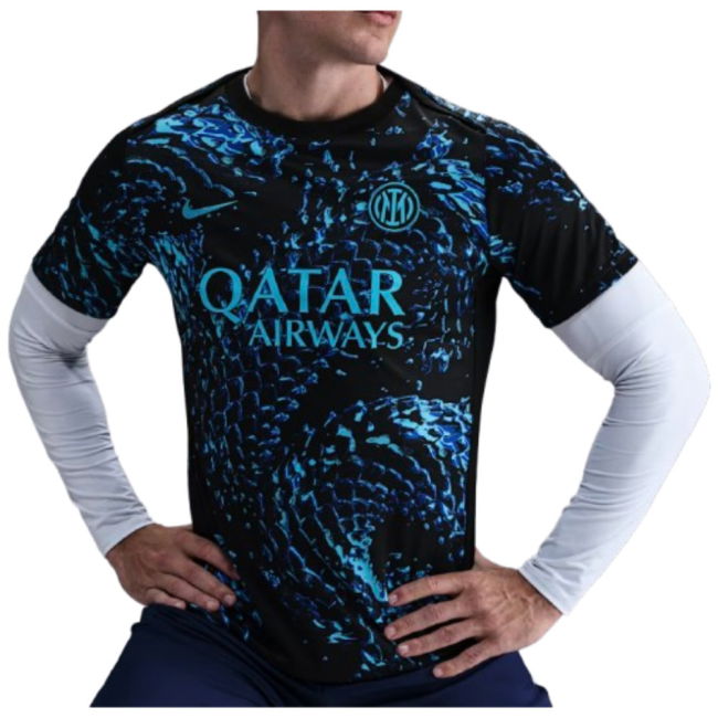 2025-2026 Inter Milan Pre Match Shirt (Black)