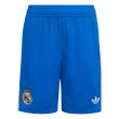 2025-2026 Real Madrid Third Shorts (Blue) - Kids