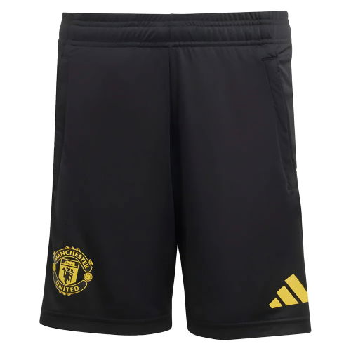2025-2026 Man Utd EU Training Shorts (Black) - Kids