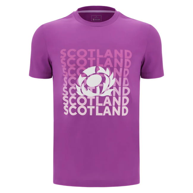 2025-2026 Scotland Leisure Rugby T-Shirt (Purple)