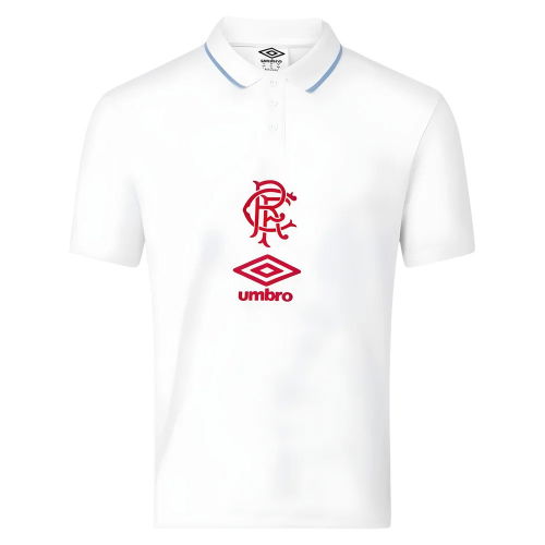 2025-2026 Rangers Travel Short Sleeve Polo Shirt (White)