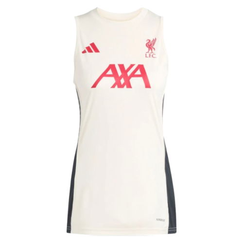 2025-2026 Liverpool Sleeveless Jersey (White) - Womens