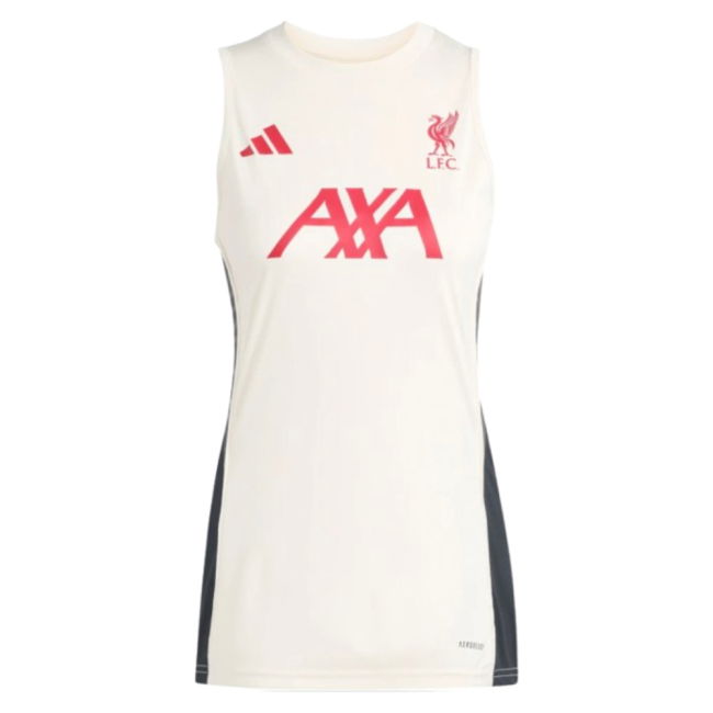 2025-2026 Liverpool Sleeveless Jersey (White) - Womens