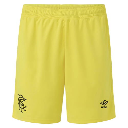 2025-2026 Rangers Goalkeeper Home Shorts (Yellow) - Kids