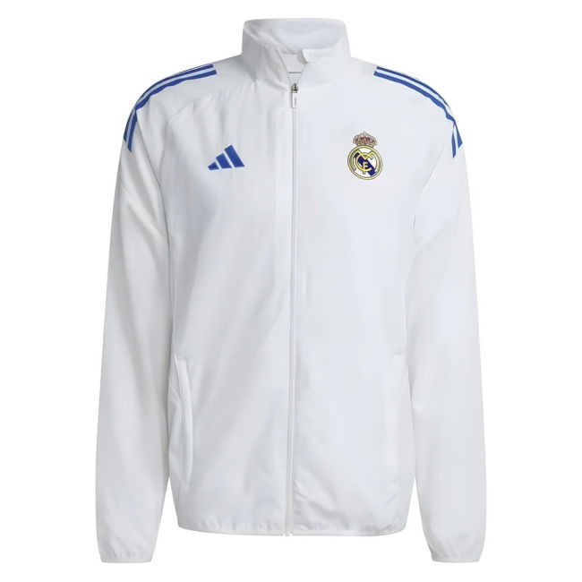 2025-2026 Real Madrid EU Presentation Jacket (White)