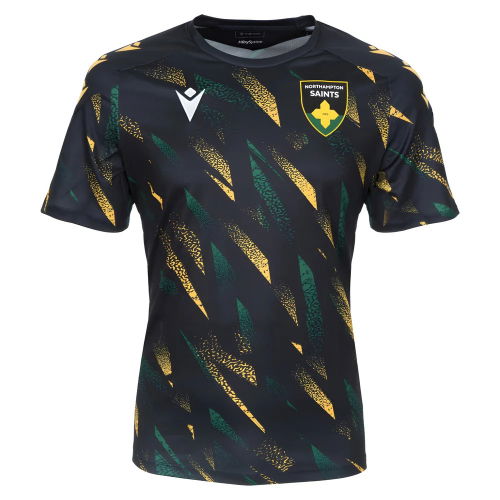 2025-2026 Northampton Saints Warm Up Shirt (Black)