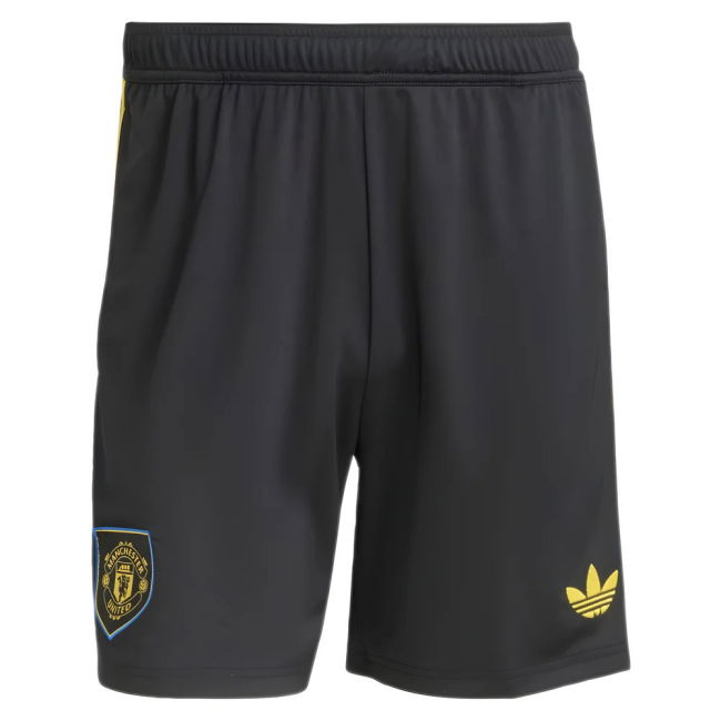 2025-2026 Man Utd Third Shorts (Black)