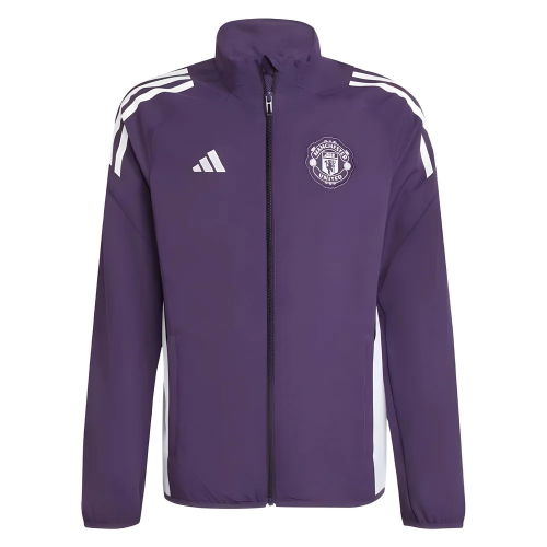 2025-2026 Man Utd Presentation Jacket (Aurora Plum) - Kids