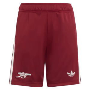 2025-2026 Arsenal Third Shorts (Burgundy) - Kids