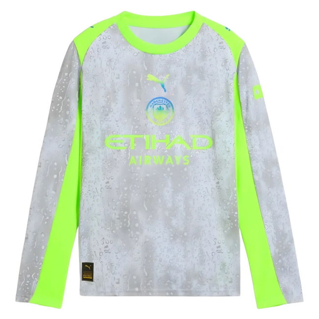 2025-2026 Man City Long Sleeve Third Shirt (Kids)