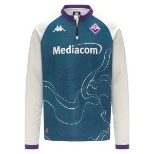 2025-2026 Fiorentina Pre Match Sweat Top (Turquoise)