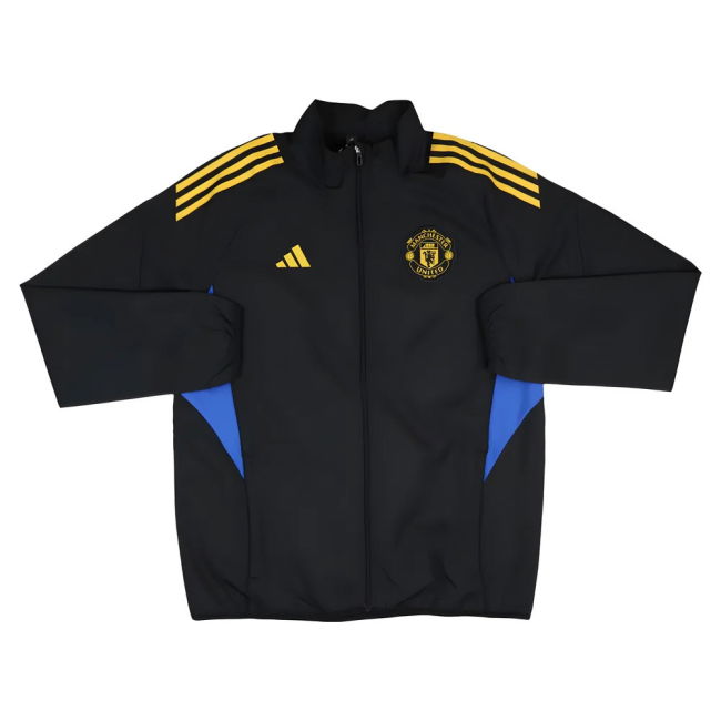 2025-2026 Man Utd EU Presentation Jacket (Black)