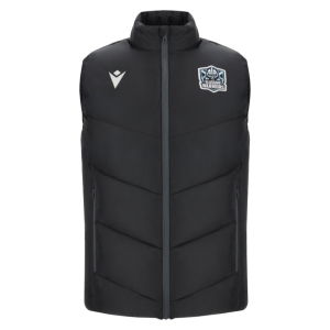 2025-2026 Glasgow Warriors Rugby Padded Gilet (Black)