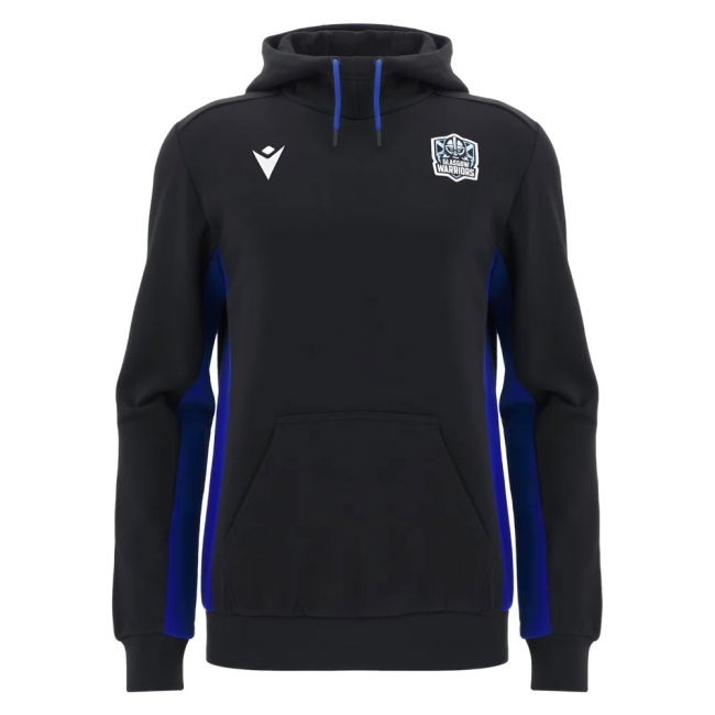 2025-2026 Glasgow Warriors Rugby Travel Hoody (Black)