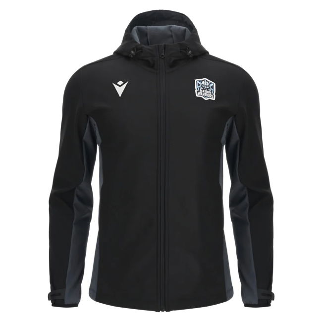 2025-2026 Glasgow Warriors Rugby Softshell (Black)