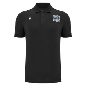 2025-2026 Glasgow Warriors Rugby Ath Polo Shirt (Black)