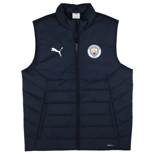 2025-2026 Man City Training Gilet (Deep Navy)