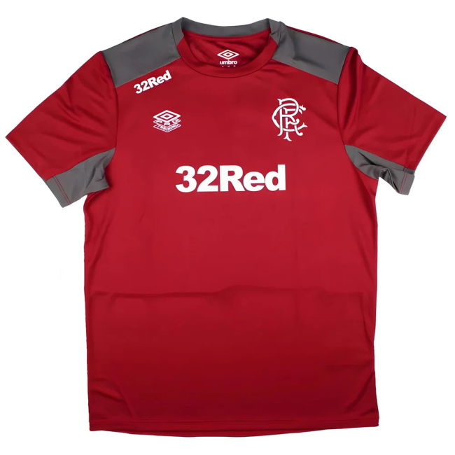 2025-2026 Rangers Pro Training Short Sleeve Tee (Rythmic Red)