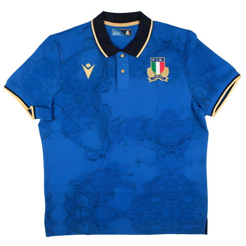 2025-2026 Italy FIR Home Cotton Rugby Shirt