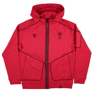 2025-2026 Wales WRU Ath Travel Tech Hoody (Red)