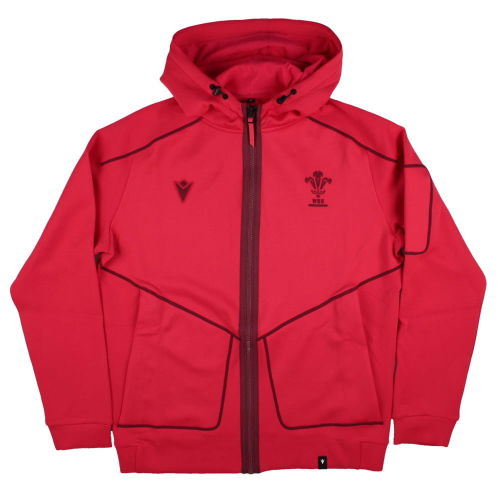 2025-2026 Wales WRU Ath Travel Tech Hoody (Red)