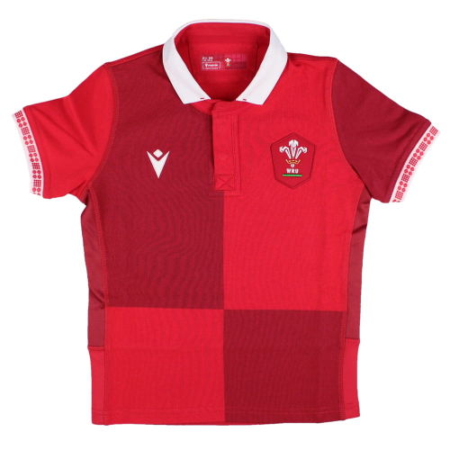 2025-2026 Wales WRU Home Cotton Rugby Shirt (Kids)