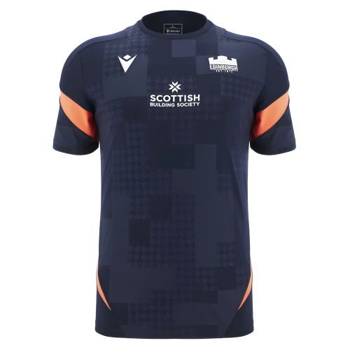 2025-2026 Edinburgh Rugby Training Poly Shirt (Navy)