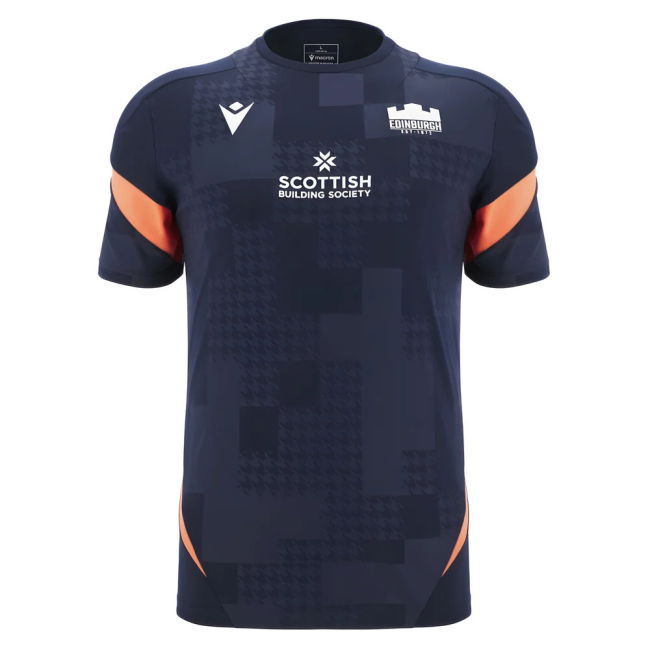 2025-2026 Edinburgh Rugby Training Poly Shirt (Navy)