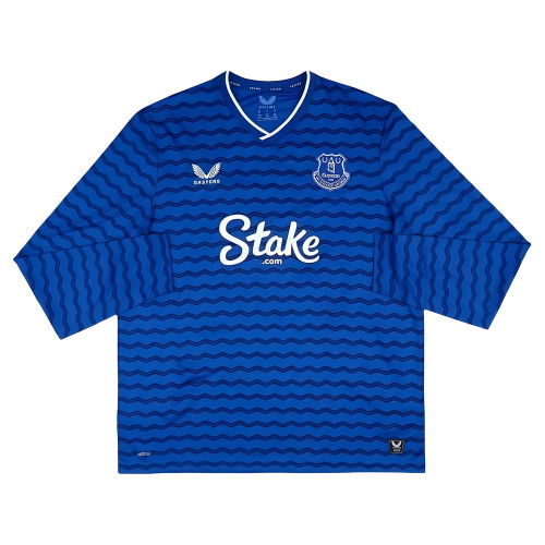 2025-2026 Everton Home Long Sleeve Shirt