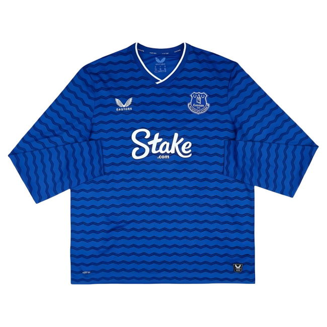 2025-2026 Everton Home Long Sleeve Shirt