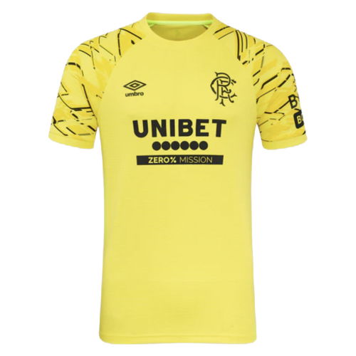 2025-2026 Rangers Home Goalkeeper Shirt (Yellow)