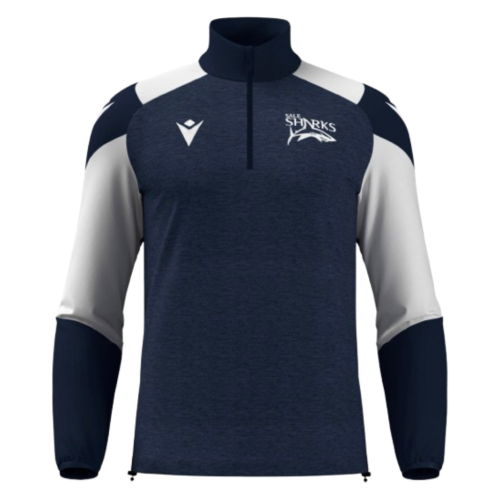 2025-2026 Sale Sharks Training 1/4 Zip Top (Navy)