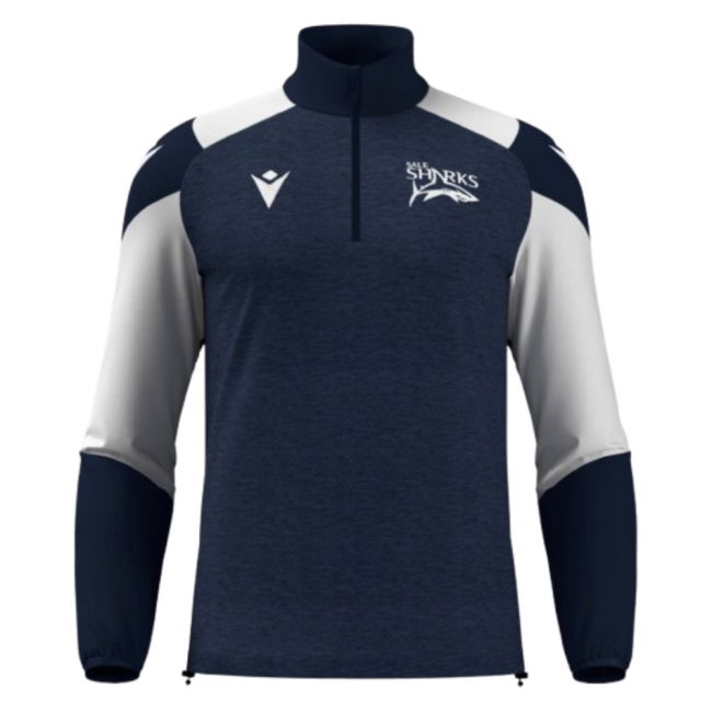 2025-2026 Sale Sharks Training 1/4 Zip Top (Navy)