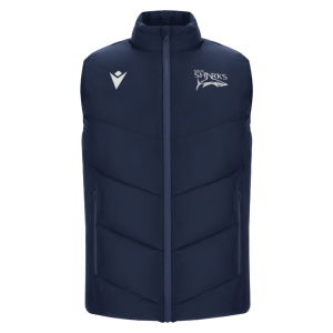2025-2026 Sale Sharks Padded Gilet (Navy)