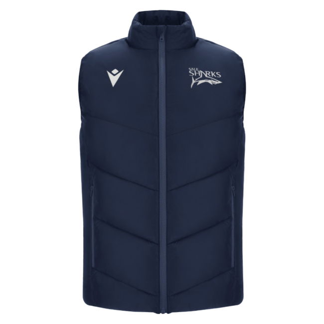 2025-2026 Sale Sharks Padded Gilet (Navy)