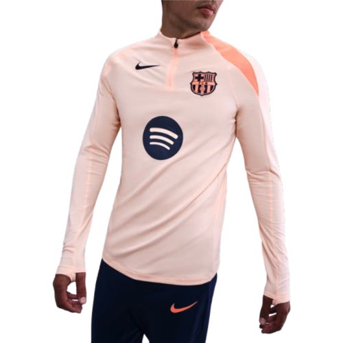 2025-2026 Barcelona Strike Dri-FIT Drill Top (Orange)