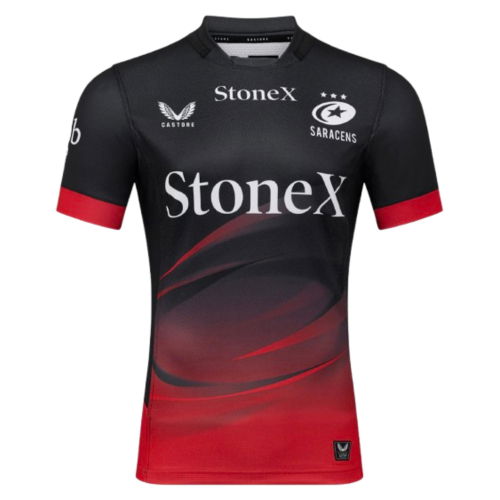 2025-2026 Saracens Home Rugby Shirt (Kids)