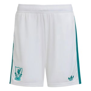 2025-2026 Liverpool Third Shorts (White) - Kids