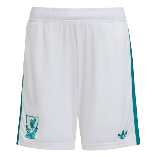 2025-2026 Liverpool Third Shorts (White) - Kids
