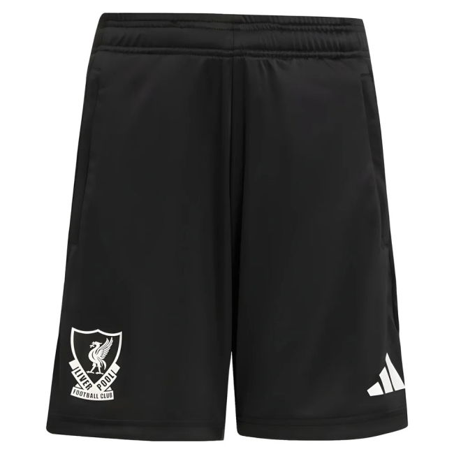 2025-2026 Liverpool EU Training Shorts (Black) - Kids