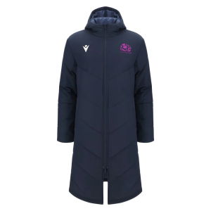 2025-2026 Scotland Rugby Long Bench Padded Jacket (Navy)