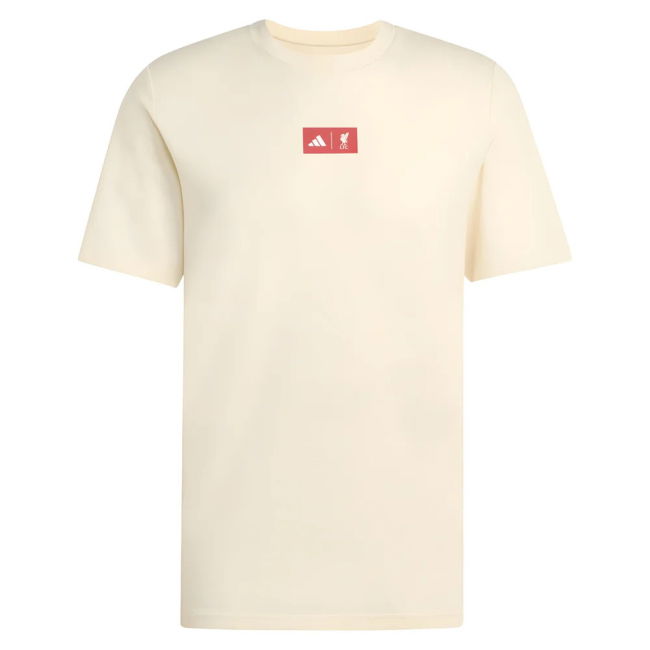 2025-2026 Liverpool Seasonal Graphic Tee (Ecru Tint)