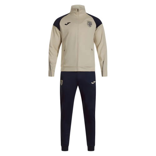 2025-2026 Romania Presentation Tracksuit (Beige/Navy)
