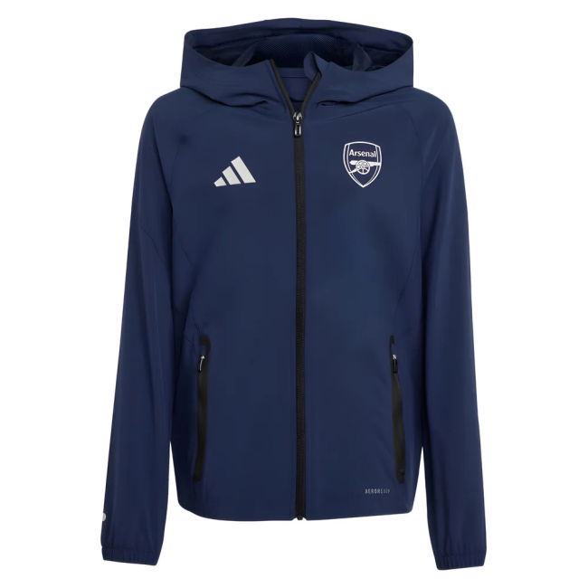 2025-2026 Arsenal Competition Vis Tech Jacket (Navy) - Kids