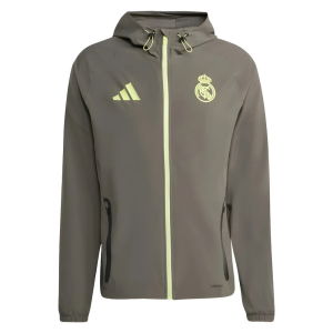 2025-2026 Real Madrid Competition Vis Tech Jacket (Grey)