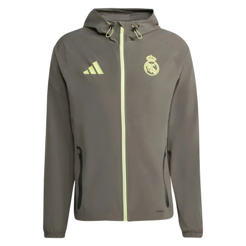 2025-2026 Real Madrid Competition Vis Tech Jacket (Grey)