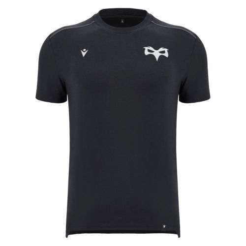 2025-2026 Ospreys Rugby Ath Cotton Tee (Black)